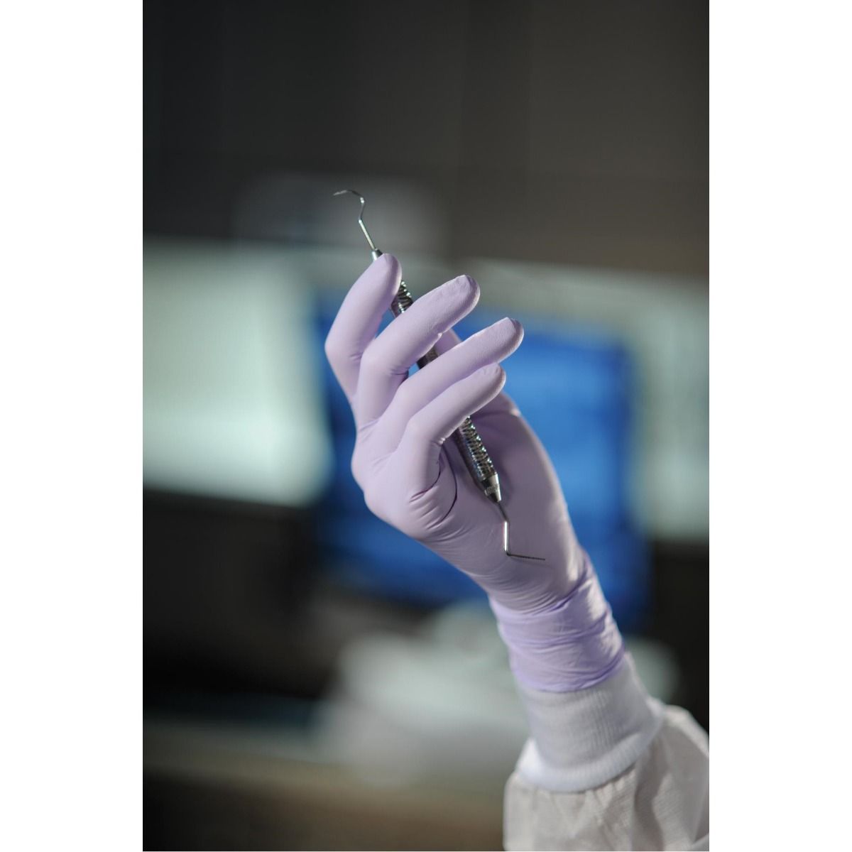 KC100 Nitrile Exam Gloves Lavender Size XL 2300Ct