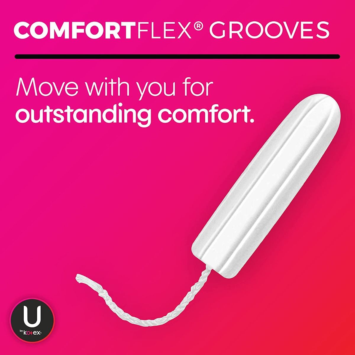 U by Kotex Click Compact Tampons Size Regular 16Ct