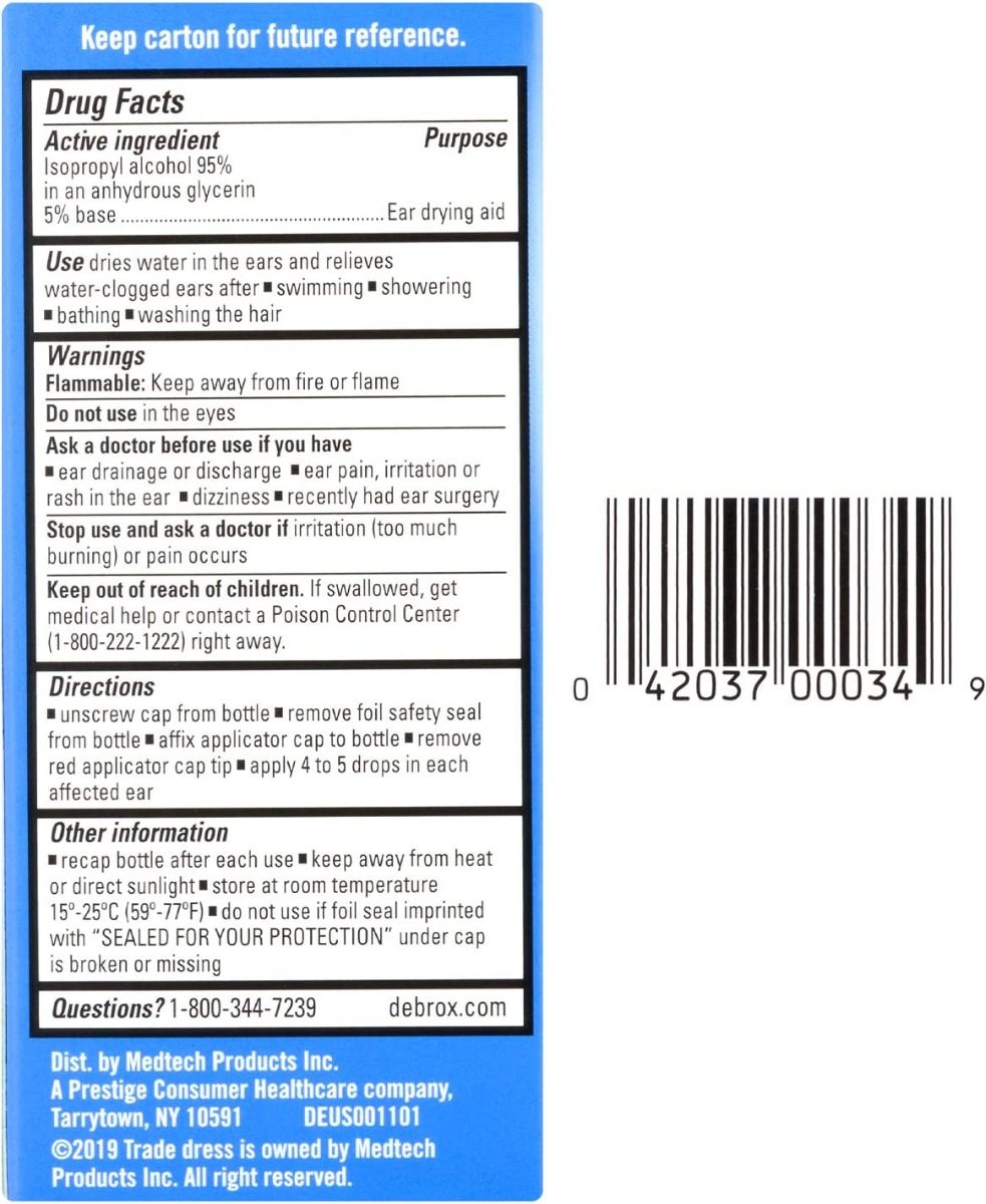 Swimmer's Ear Drops, 1.0 oz. Bottle