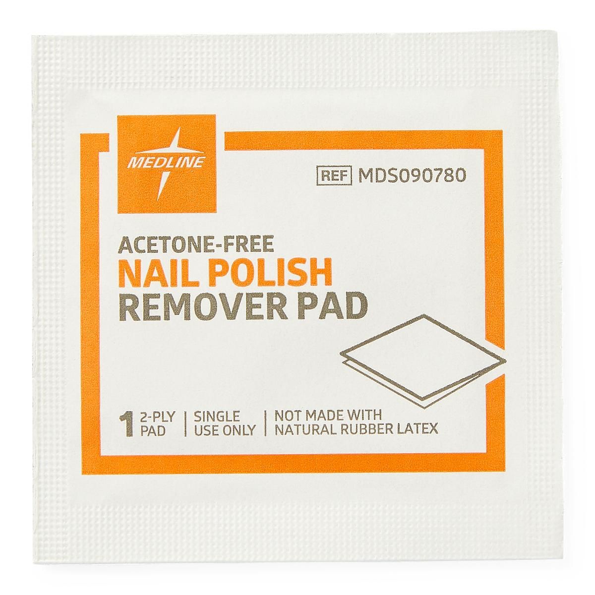 Medline AcetoneFree Nail Polish Remover Pad Shop All