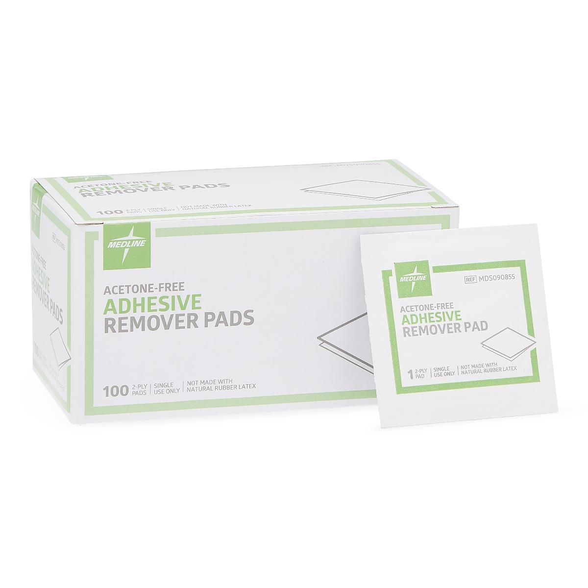 Medline Acetone-Free Medical Adhesive Remover Pad 1000Ct