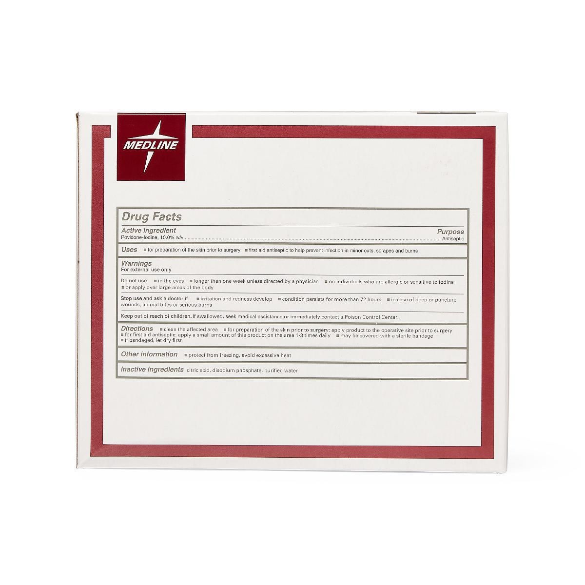 Medline PovidoneIodine PVP Swabstick Singles 50Ct