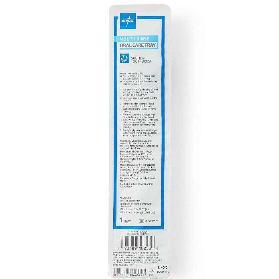 Deluxe Suction Toothbrush Kit with Biotene Mouth Rinse, One Kit