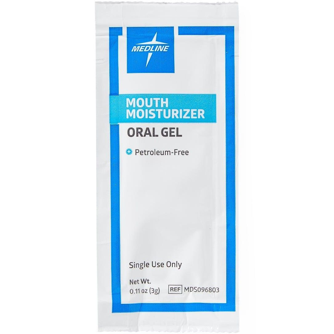 Medline Mouth Moisturizer Oral Gel 3g Pkt 2000Ct