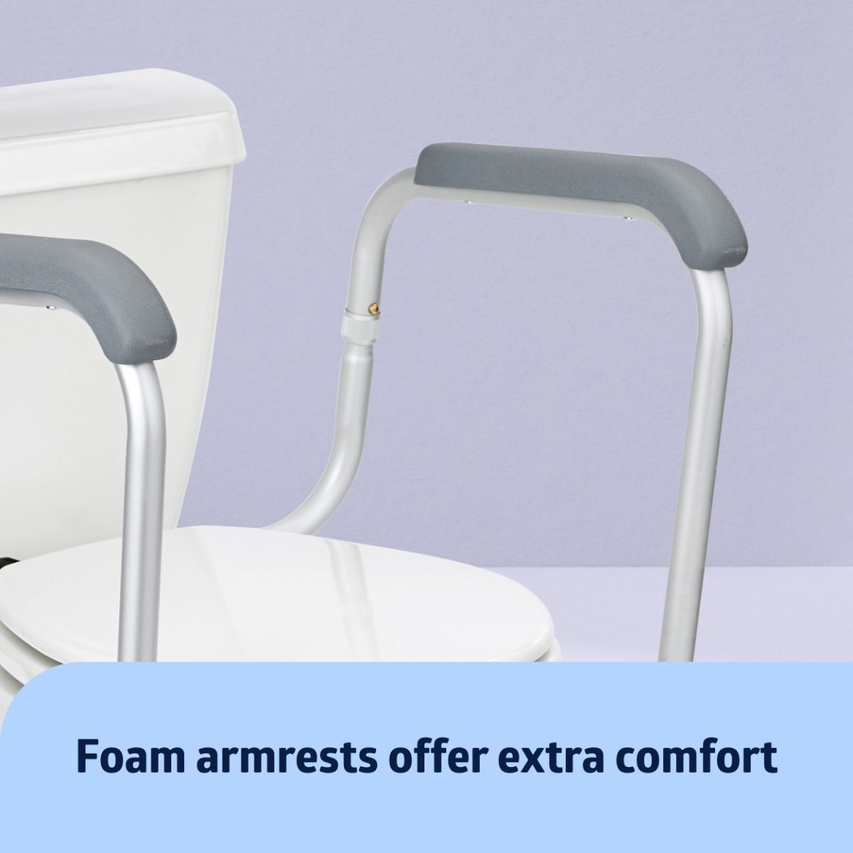 Medline Guardian Toilet Safety Rails 2Ct