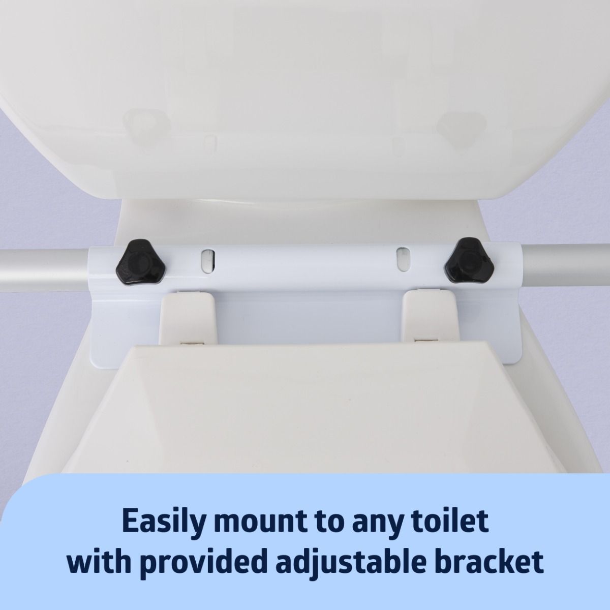 Medline Guardian Toilet Safety Rails 2Ct
