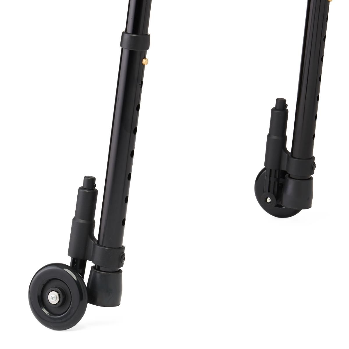 Medline Folding Trigger Walker with 5in Wheels 1Ct