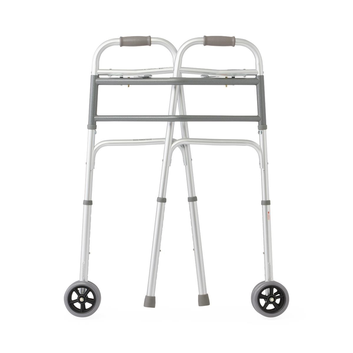 Guardian Bariatric Folding Walker with Wheels 500lb Cap 1Ct
