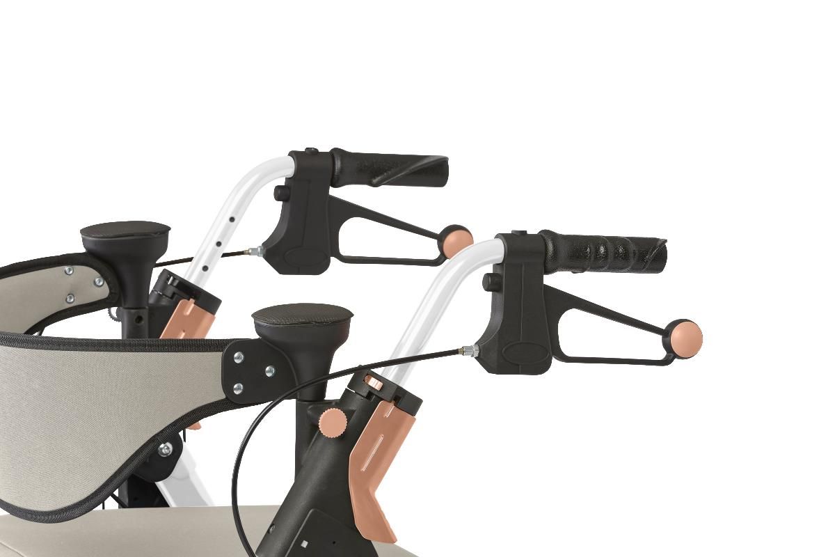 Medline Empower Rollator with Microban White 1Ct