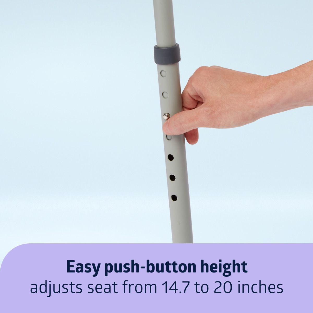 Steel Commode With Microban