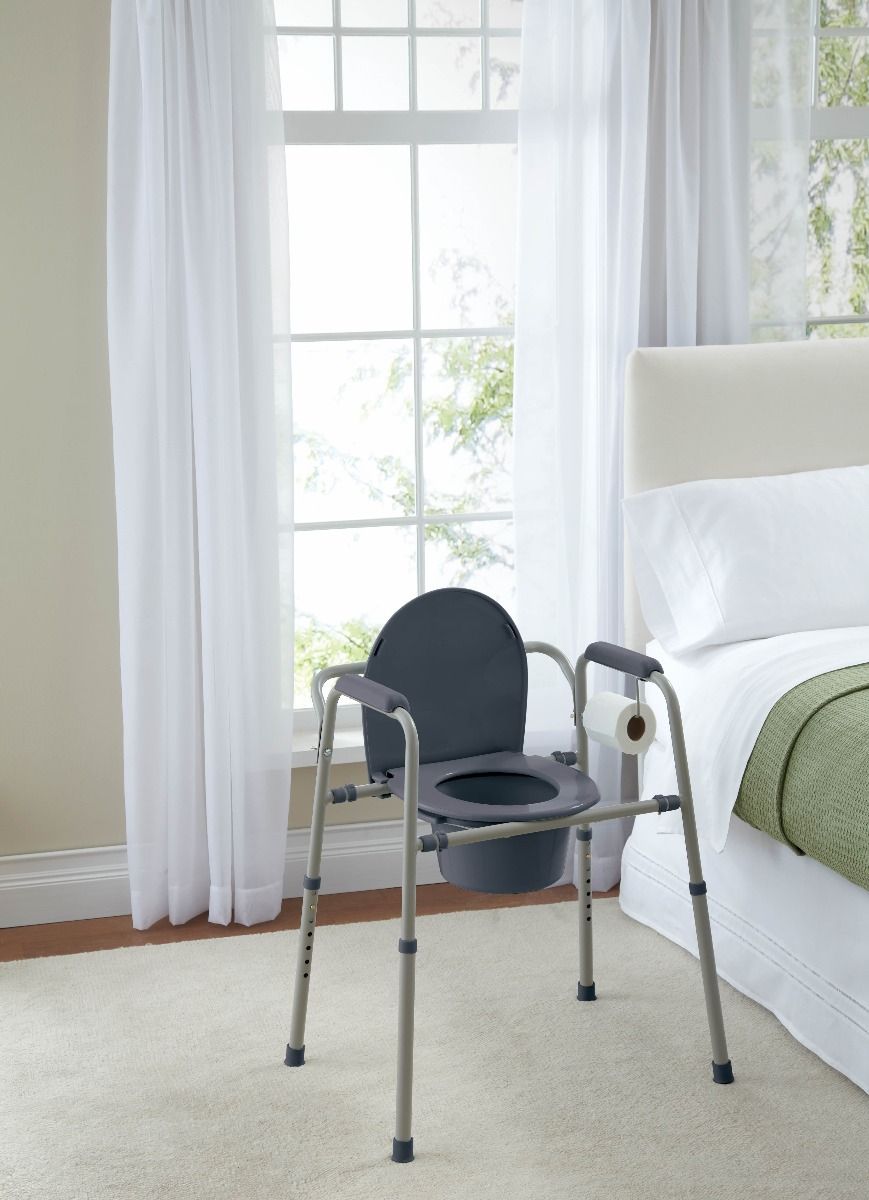 Steel Commode With Microban