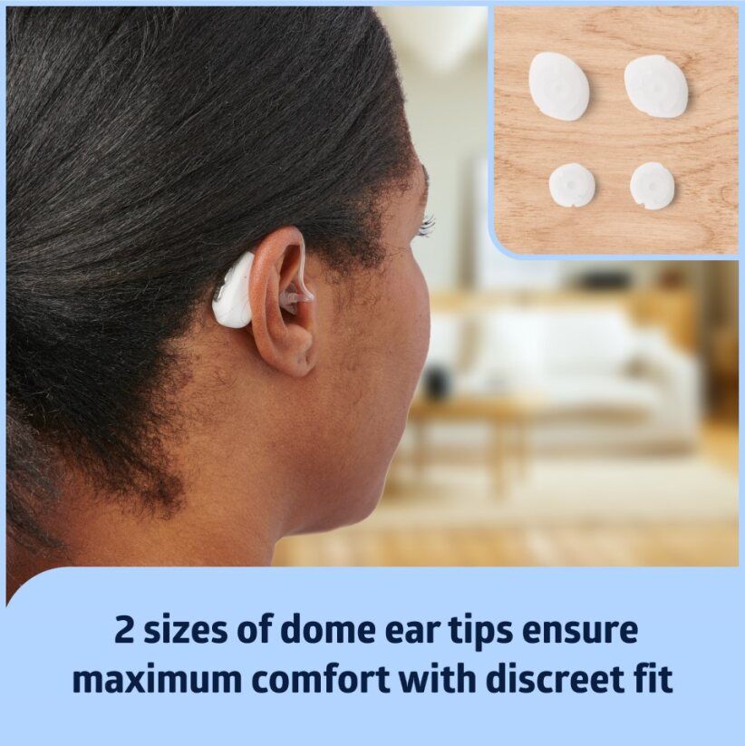 Medline Rechargeable BehindEar OTC Hearing Aids 1Pr
