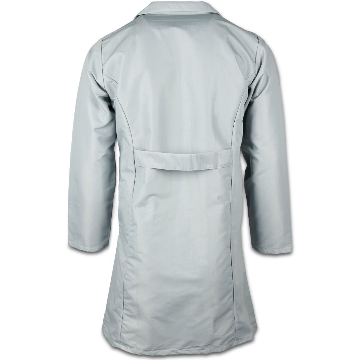 Medline Women's StaffLength Princess Seam Lab Coat Gray Sz 14 1Ct