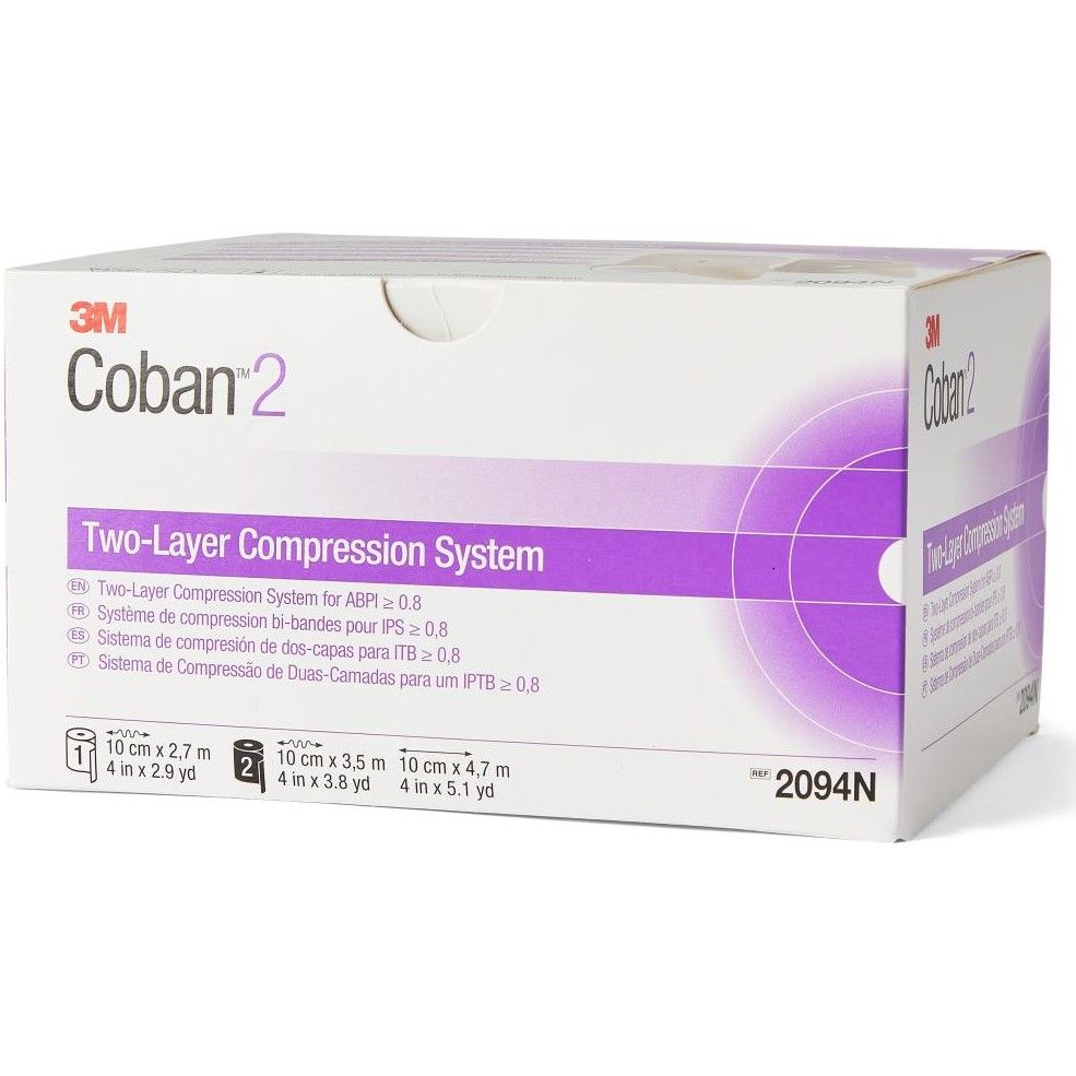 3M Coban 2Layer Compression Bandage System Kit 4in 1Ct