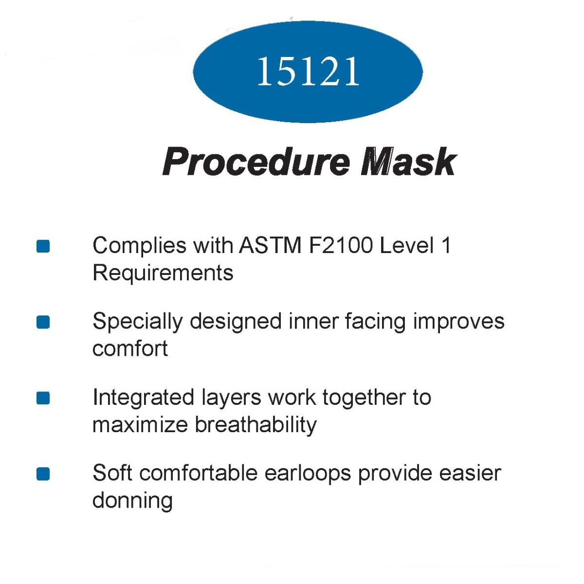 Precept Level 1 Procedure Face Mask 500Ct