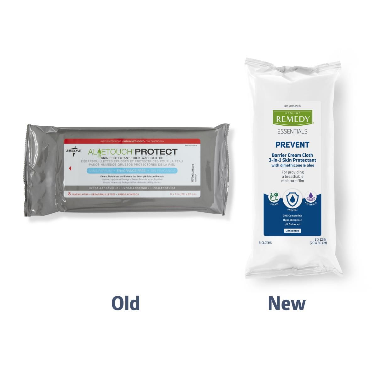 Aloetouch PROTECT Dimethicone Skin Protectant Wipe 8Ct