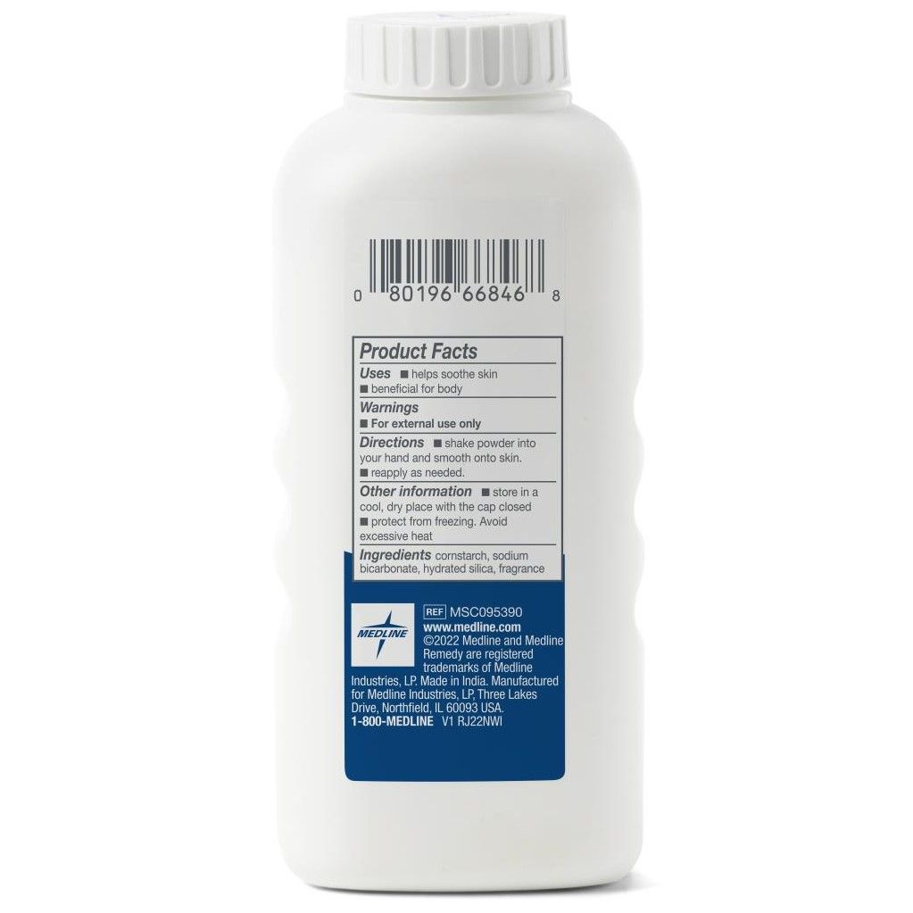 Medline Soothe & Cool Cornstarch Body Powder 14oz 1Ct