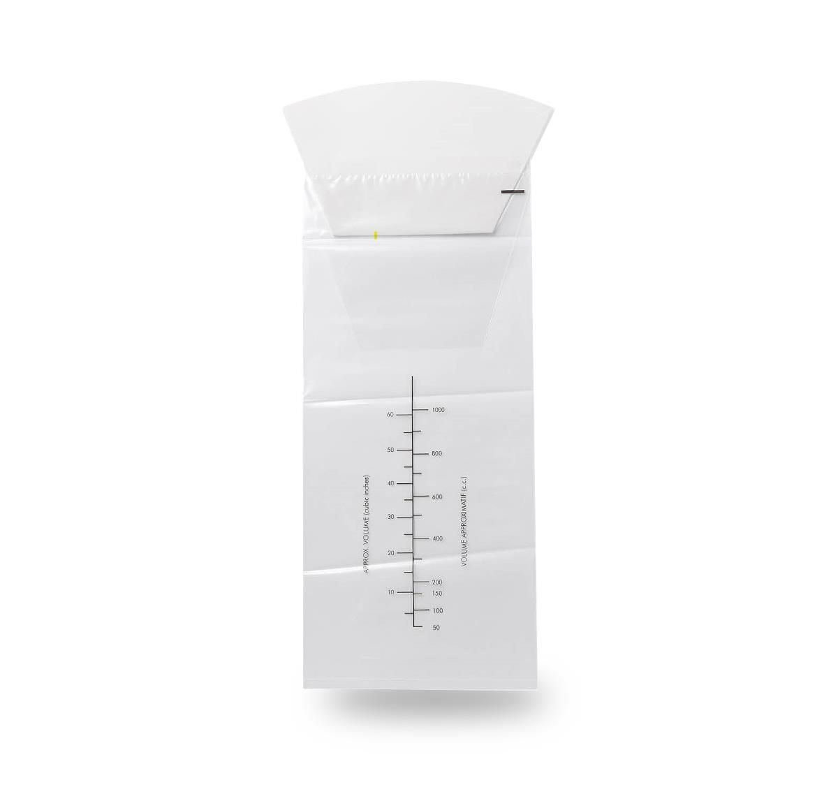 Medline Clean Sack Emesis Sick Bag Clear 25Ct