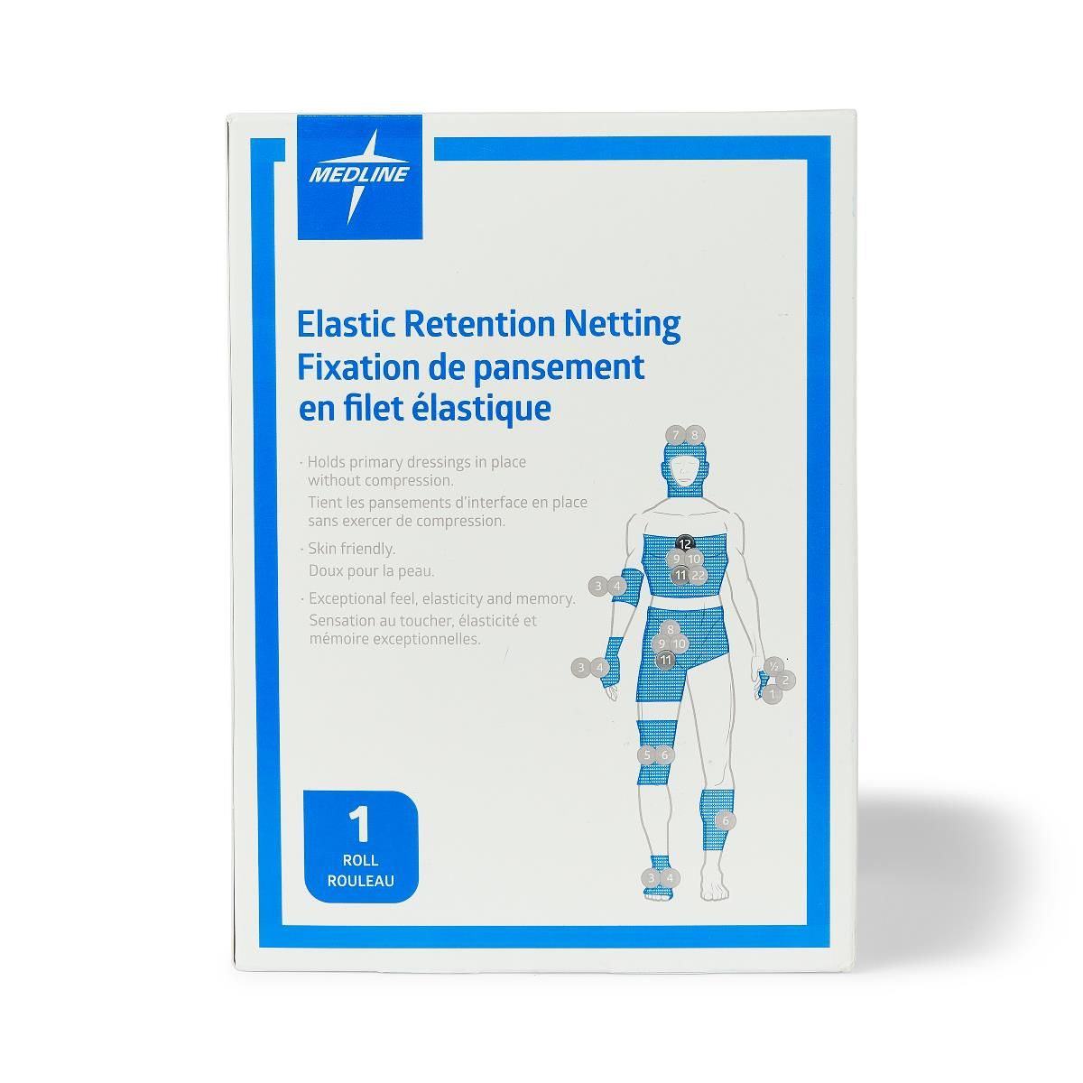 Medline Stretch Tubular Elastic Dressing Retention Nets