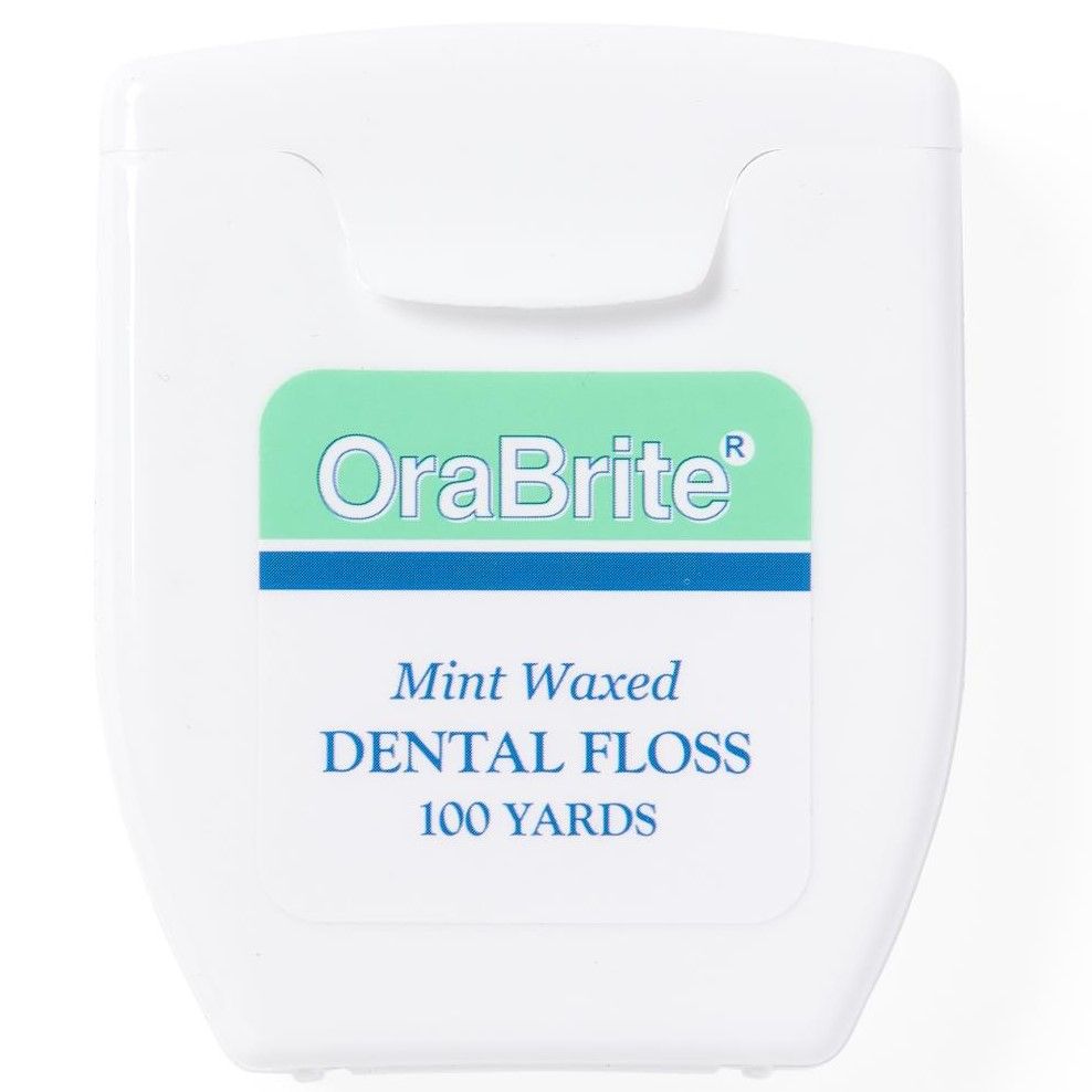 Waxed Dental Floss Mint 100yd 2Ct