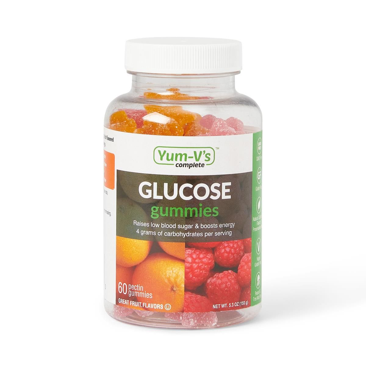 YumVs Complete Glucose Gummies Chewable Nutritional Supplement for Men