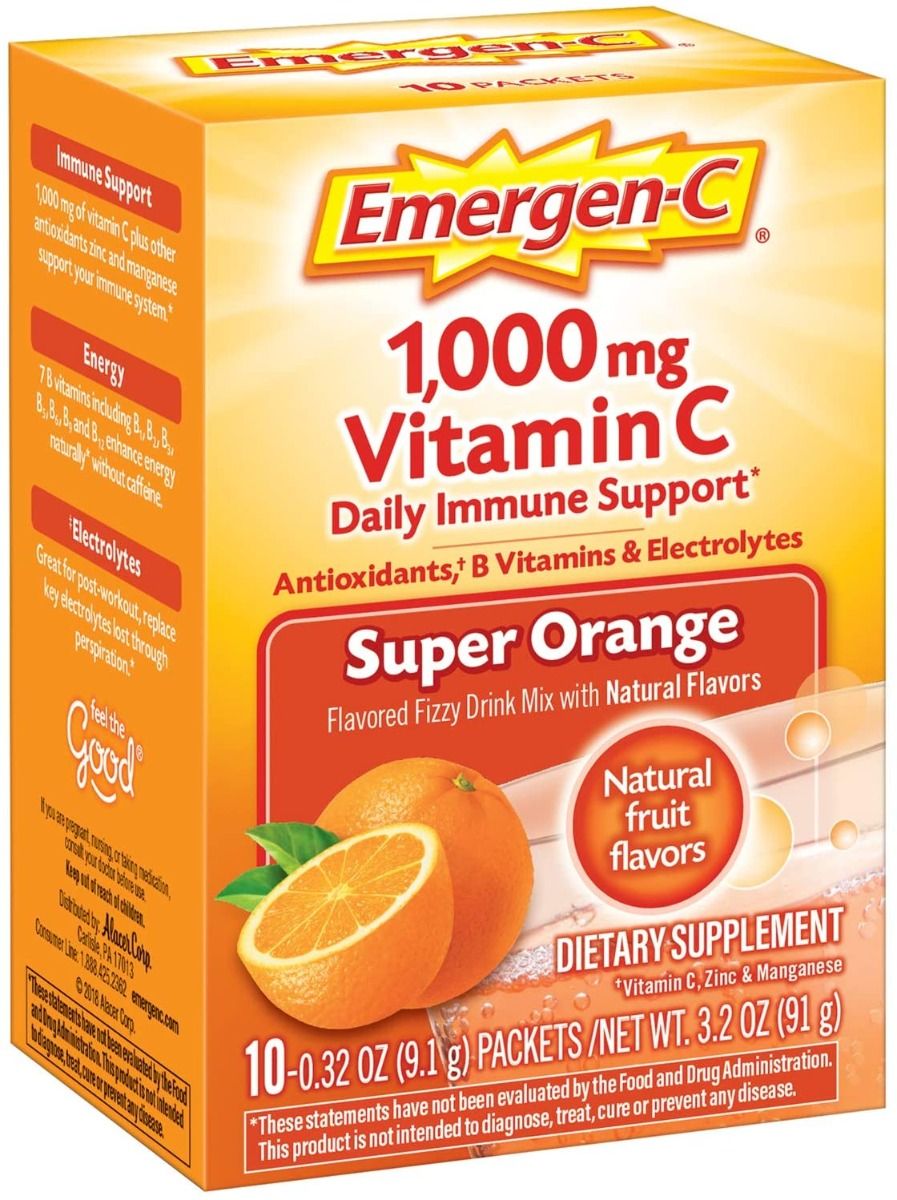 EmergenC Vitamin C Drink Mix 1000mg 10Ct