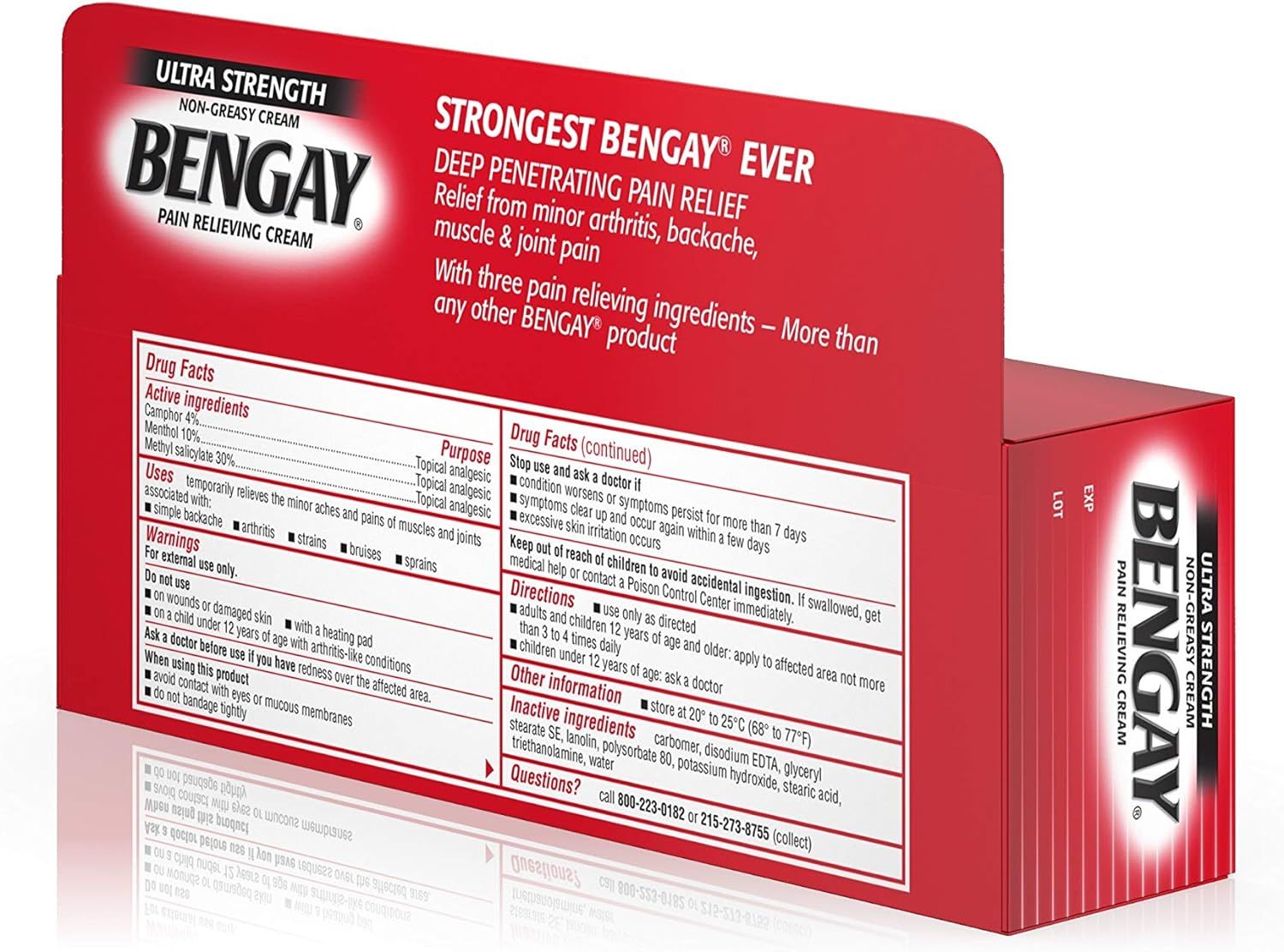 Bengay Ultra Strength Pain Relief Cream 4oz 1Ct