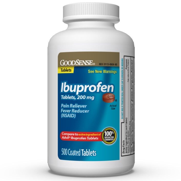 Ibuprofen Tablets 200mg 500Ct