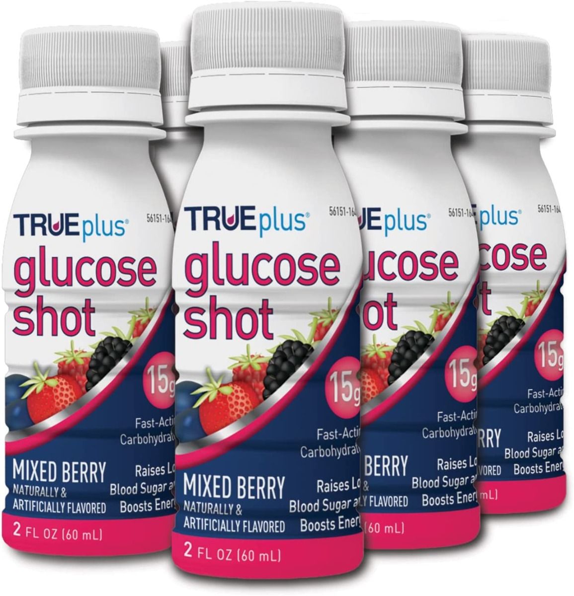 Liquid Glucose Shot, Oral, 15 g., 6 x 2 oz.