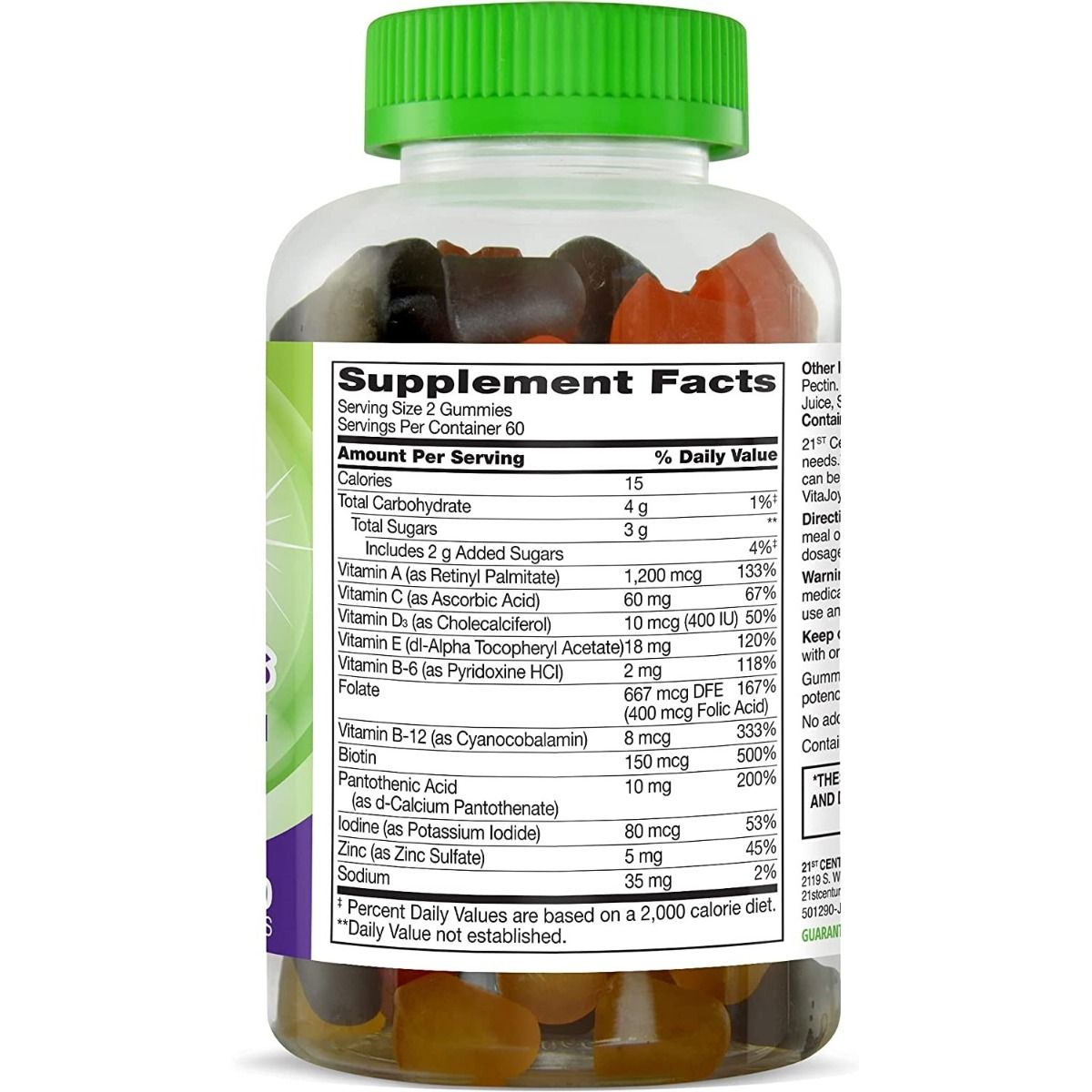 VitaJoy Adult Multivitamin and Mineral Gummies 120Ct