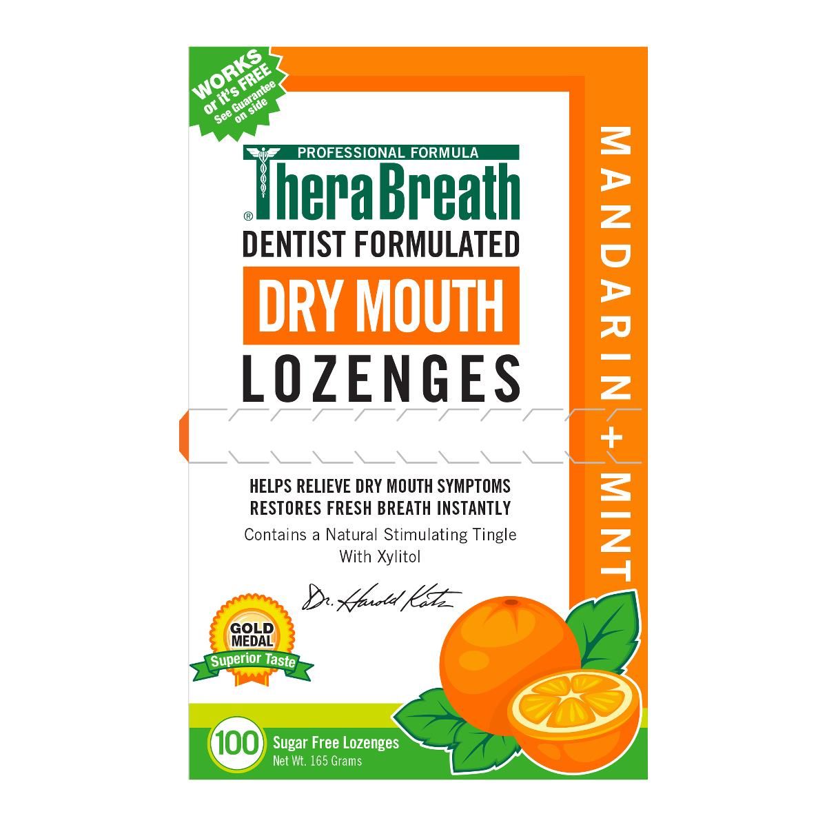 Therabreath Dry Mouth Lozenge, 100Ct