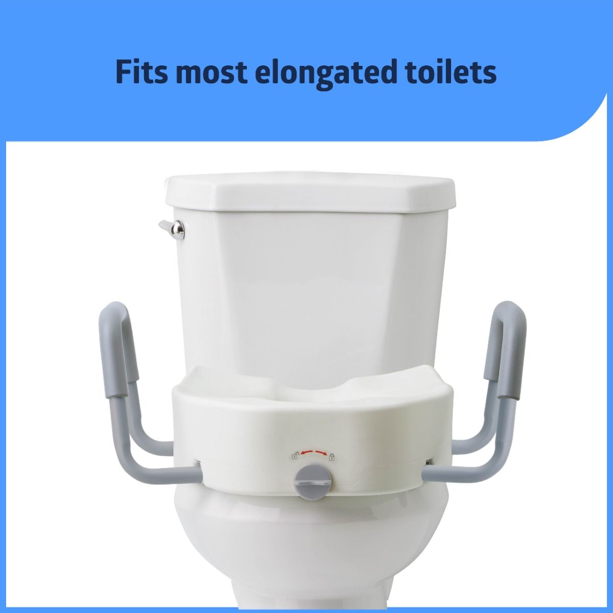 Medline Raised Locking Toilet Seats