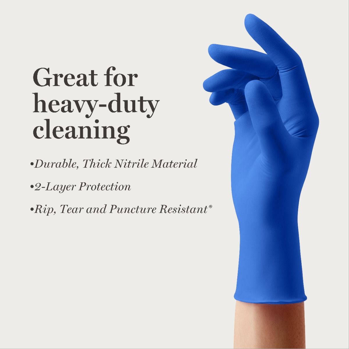 Medline Martha Stewart 2Layer HeavyDuty Nitrile Gloves 30Ct
