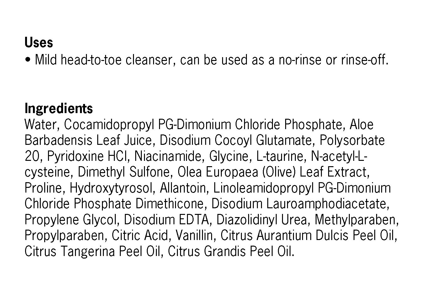 Medline Remedy Olivamine Foaming Body All