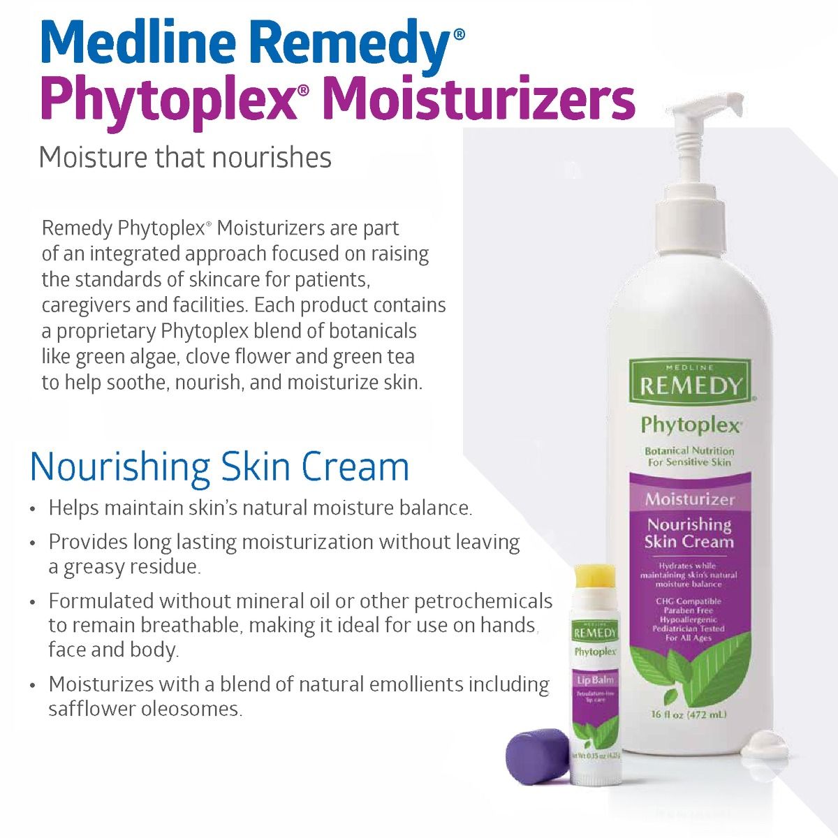 Medline Remedy Clinical Skin Cream Scented 16oz 12Ct