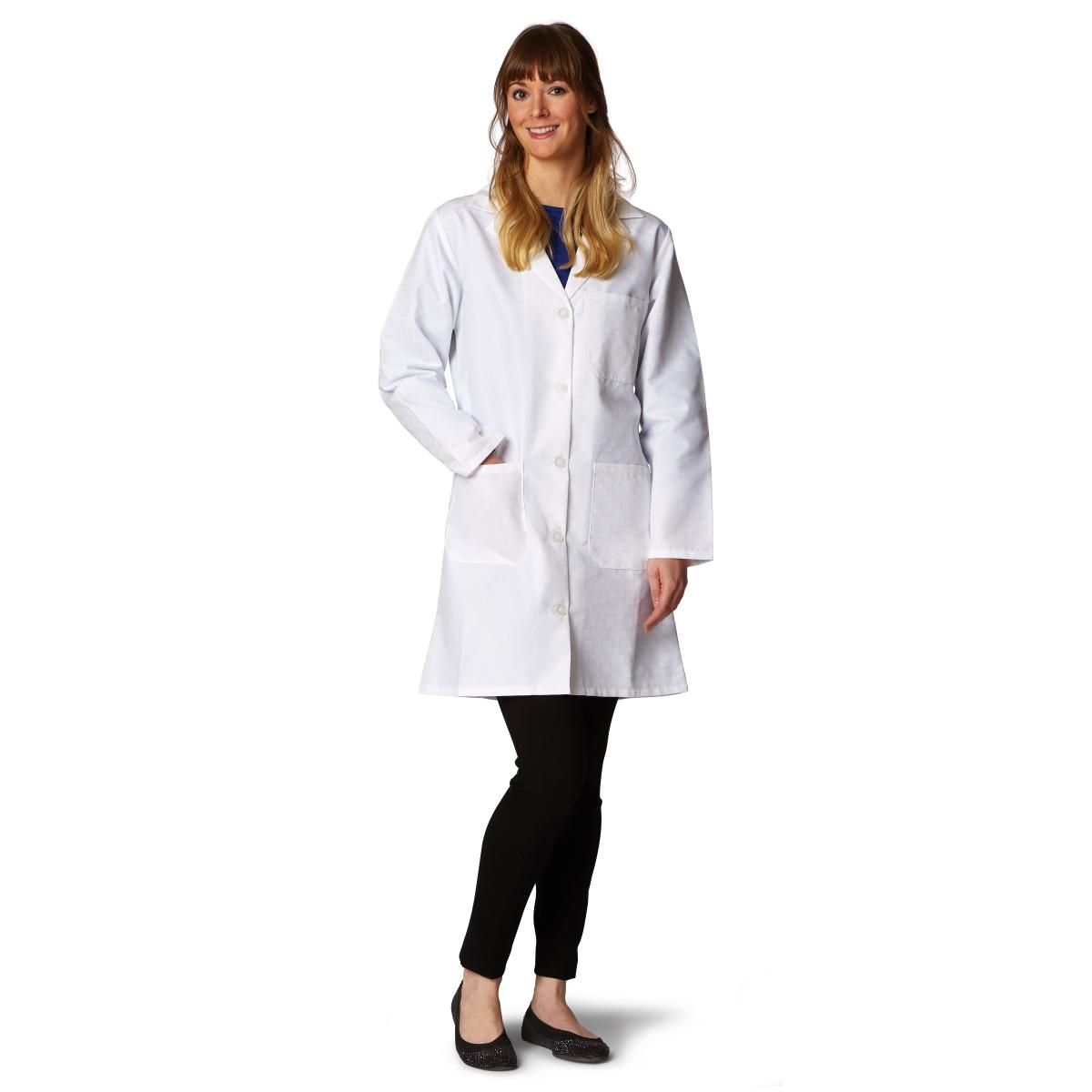 Medline Women's Classic StaffLength Lab Coat Size 6