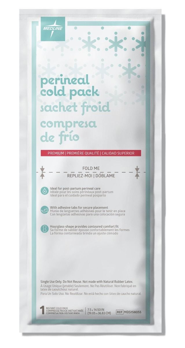 Medline Premium Contoured Perineal Cold Pack/Pad, Heavy