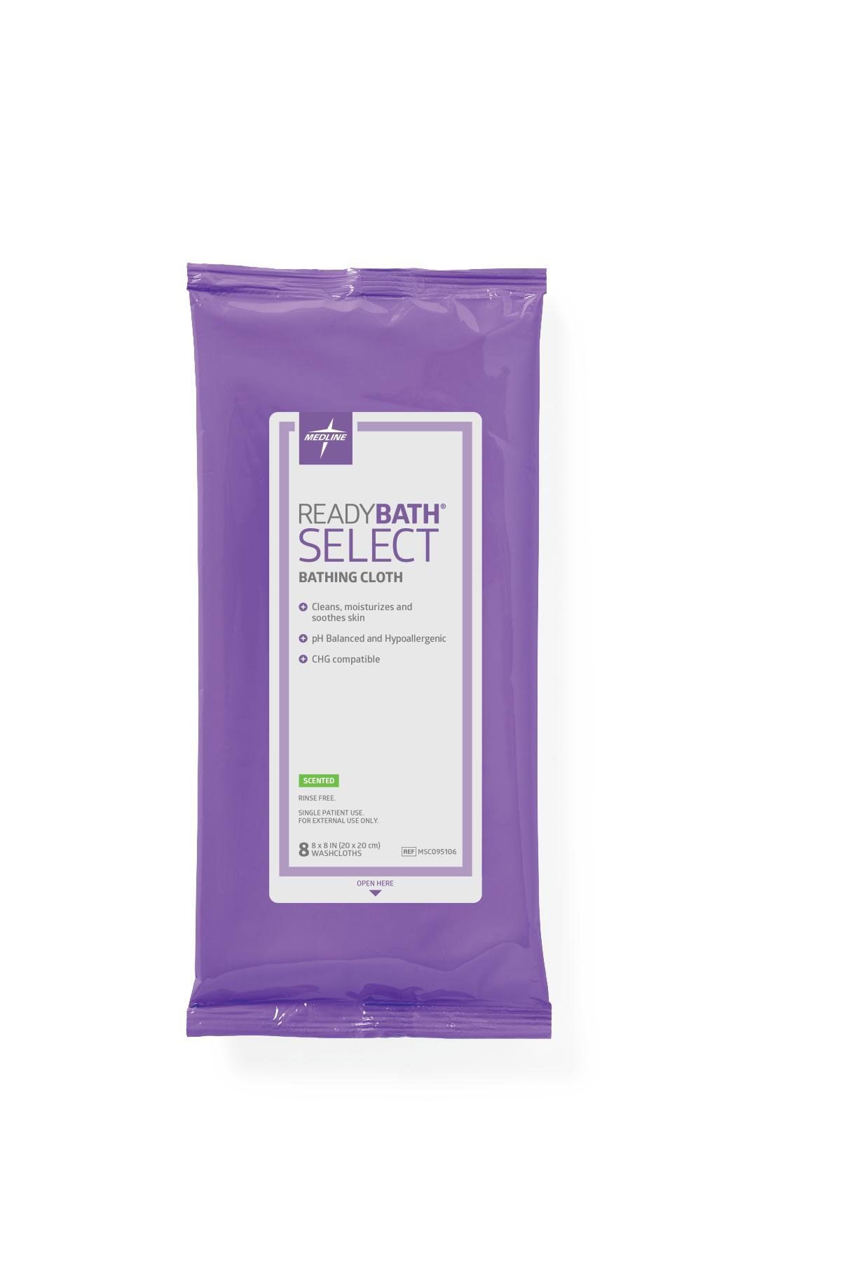 ReadyBath SELECT Bathing Wipe Scented 240Ct