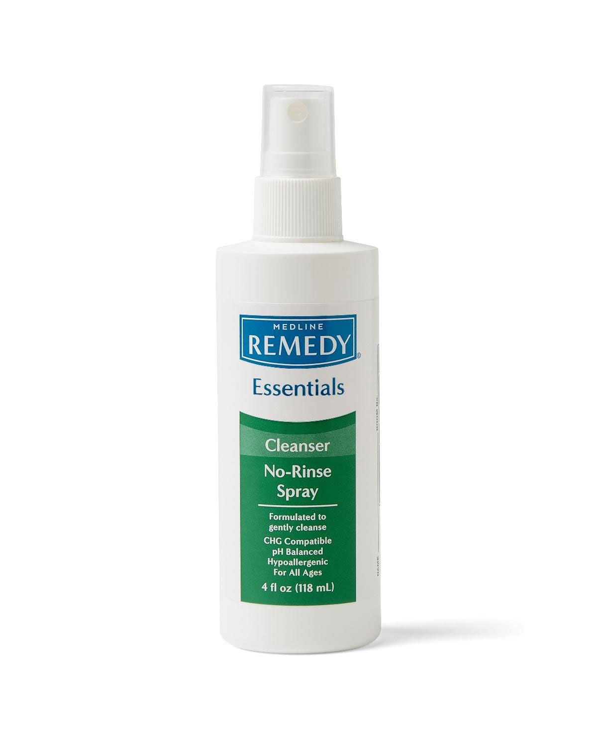 Remedy Essentials NoRinse Spray Cleanser 4oz 48Ct