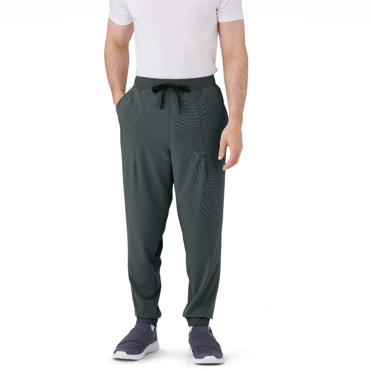 AVE Doyer Men's 3 Pocket Scrub Jogger Pants, Charcoal, Size M, Style 4744