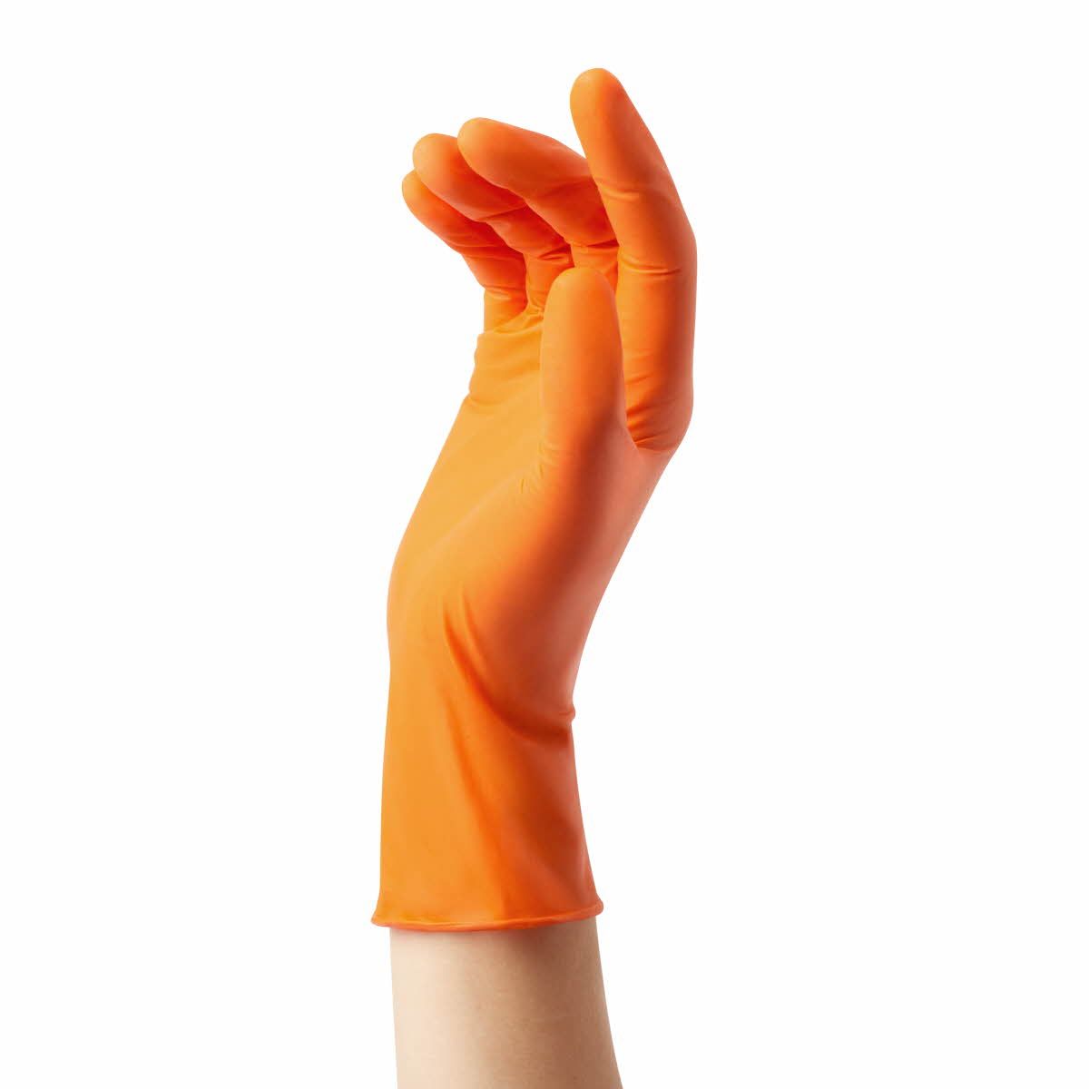 Medline Critical Response Nitrile Glove Orange S 1000Ct