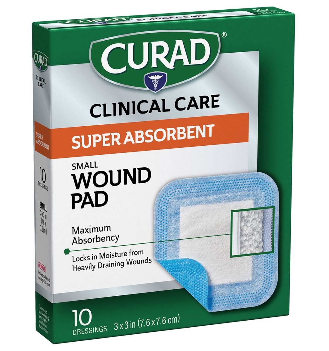 CURAD Clinical Advances Super Absorbent Polymer Wound Dressings