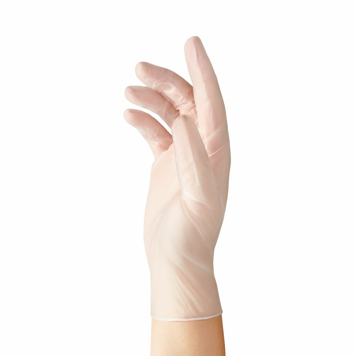 Medline Accutouch Synthetic Vinyl Exam Glove L 100Ct