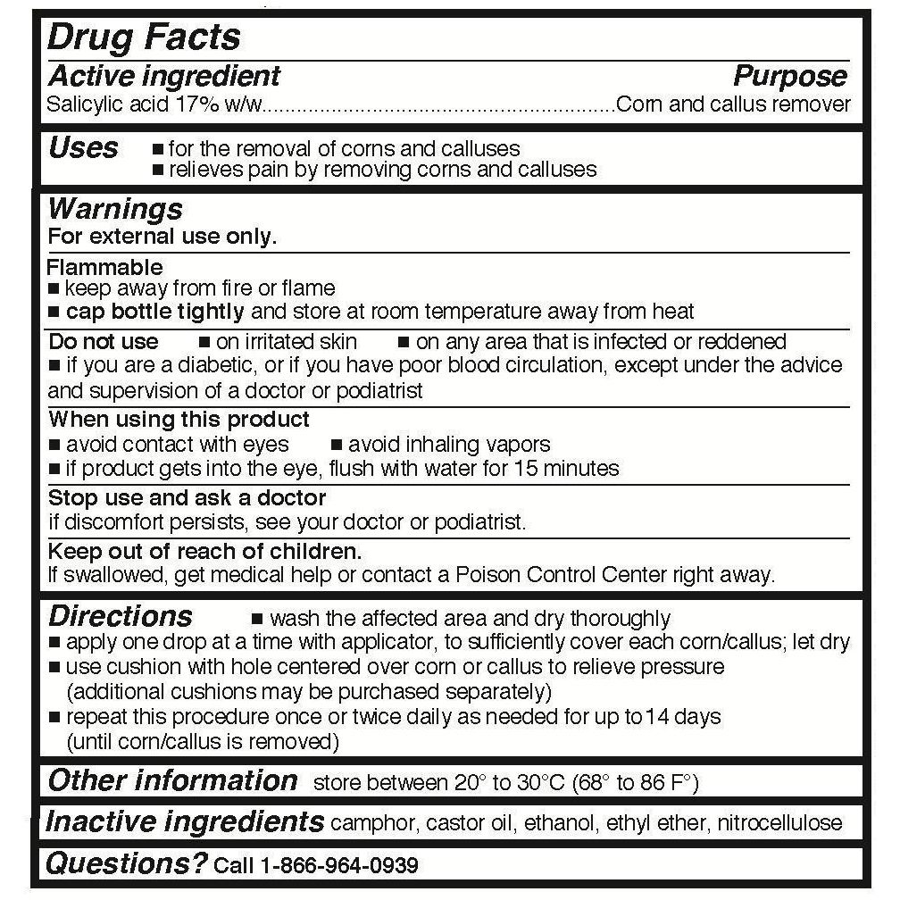 Corn and Callus Removers, 3 Count per Pack, One Pack