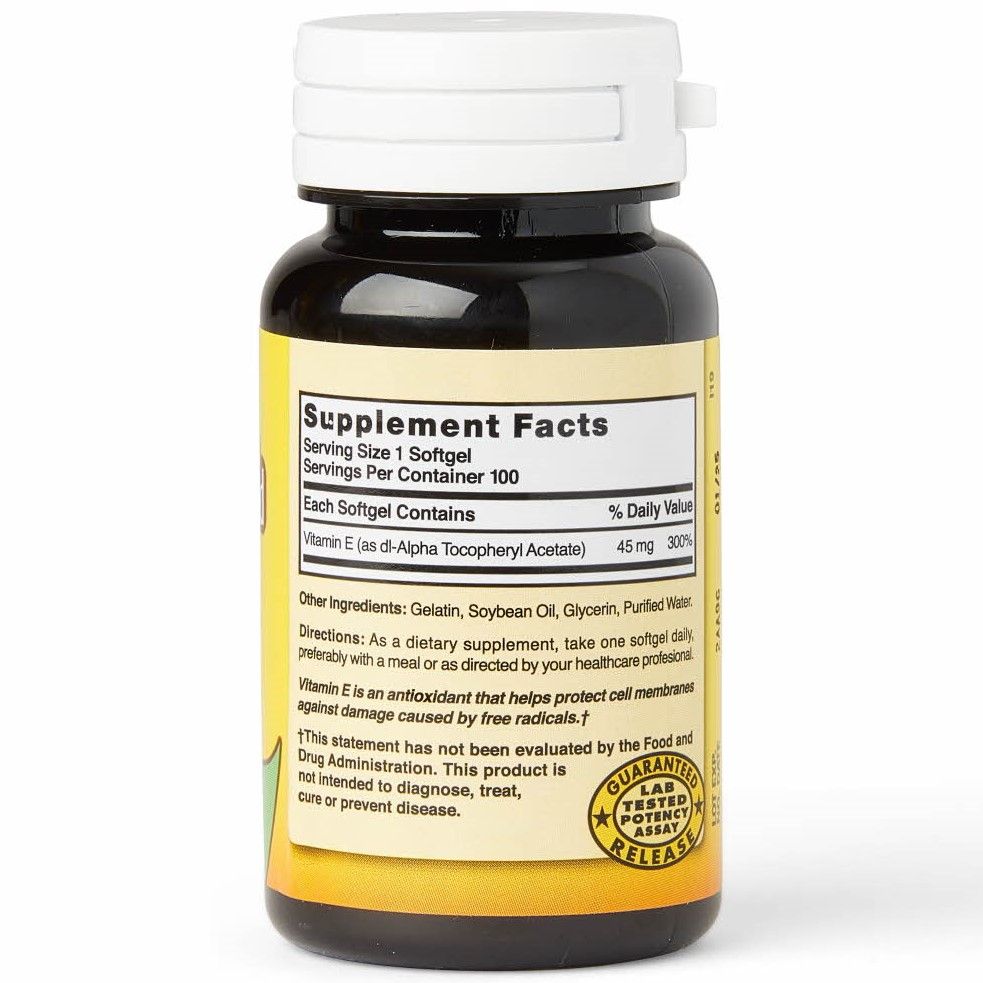 Nature's Blend Vitamin E Softgels 45mg 100Ct