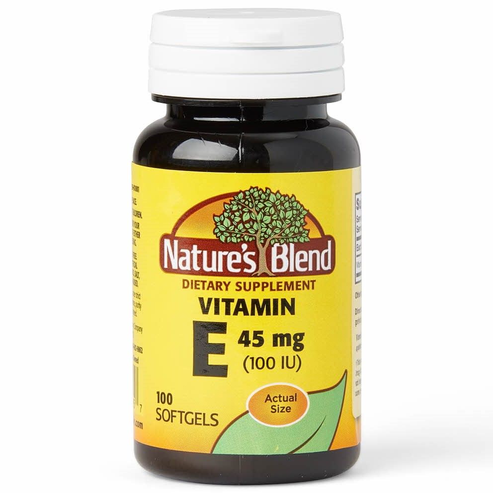 Nature's Blend Vitamin E Softgels 45mg 100Ct