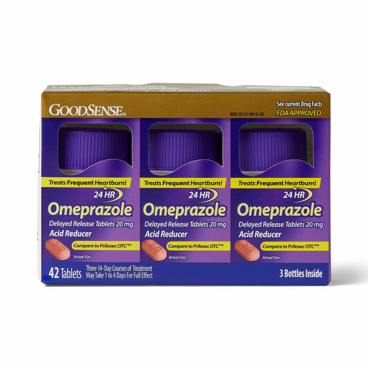 GoodSense Omeprazole Delayed Antacid Tablet 20mg 42Ct