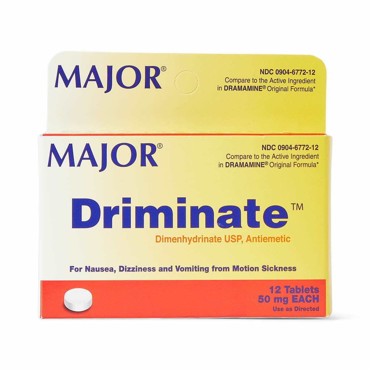 GoodSense Driminate Motion Sickness Tablets 50mg 12Ct