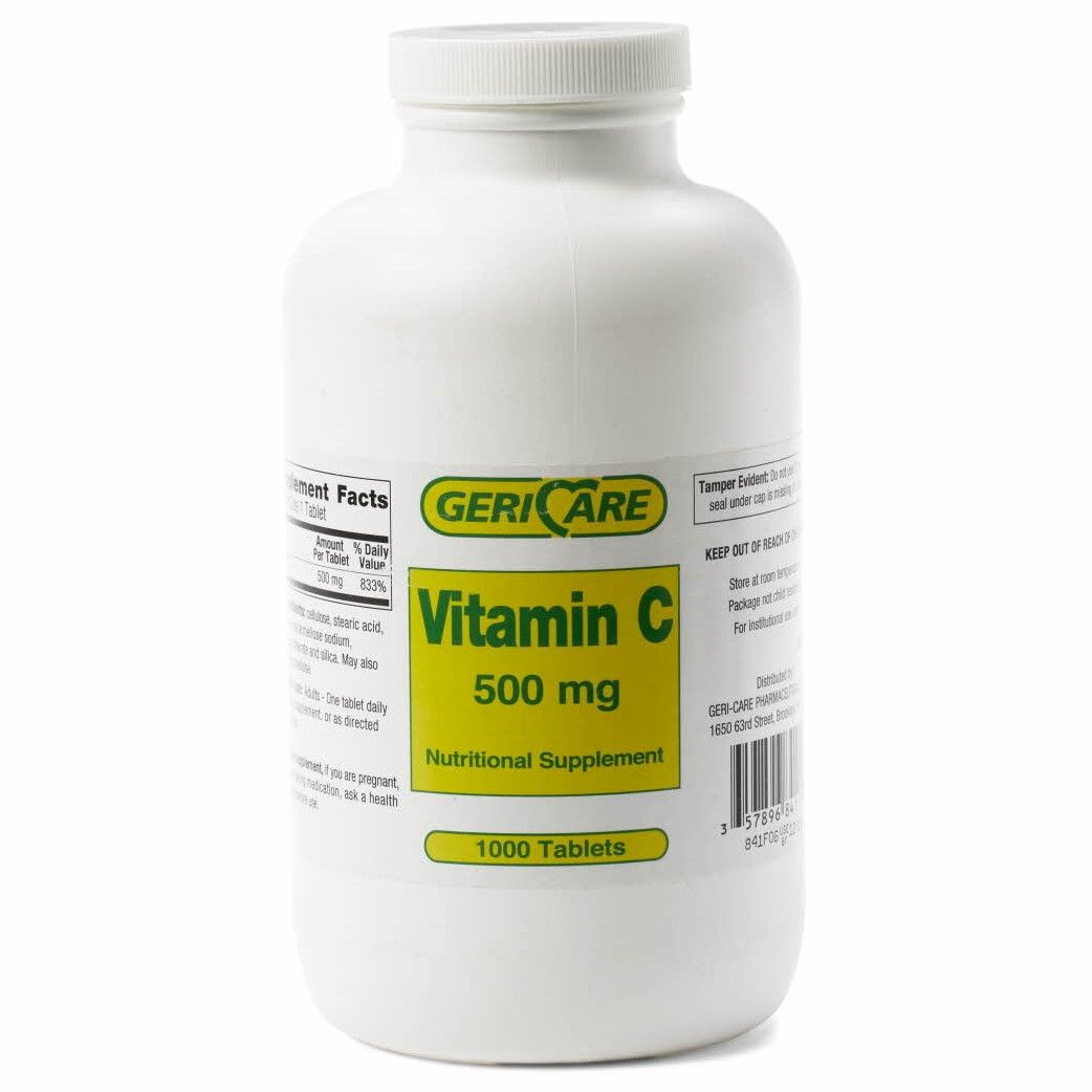 GeriCare Vitamin C Tablet 500mg 1000Ct