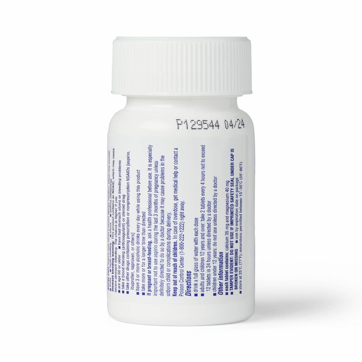 Major TriBuffered Aspirin Tablet 325mg 100Ct